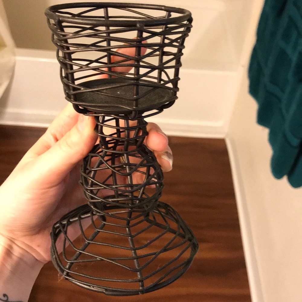 Rustic candle holders - Picture 3 of 4